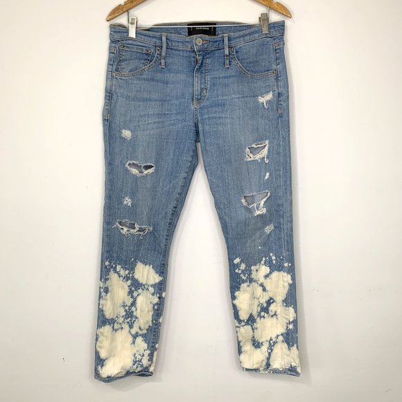 CALVIN RUCKER x Revolve Back In Love Again Jean In Beach Bleach Sz 30 - Picture 2 of 10